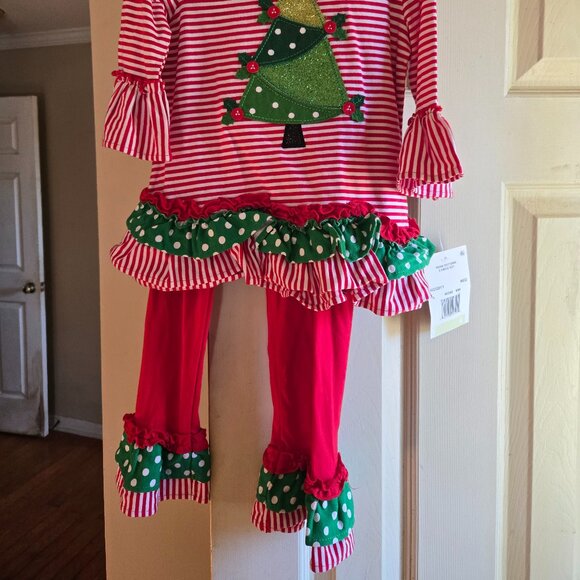 Rare Editions size 4 holiday 2 piece set. NWT, very cute & whimsical - Picture 4 of 5